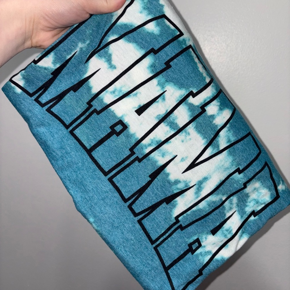 MAMA Blue Tie-Dye T-Shirt